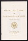 Program of the Seventy-First Annual Commencement of East Carolina University